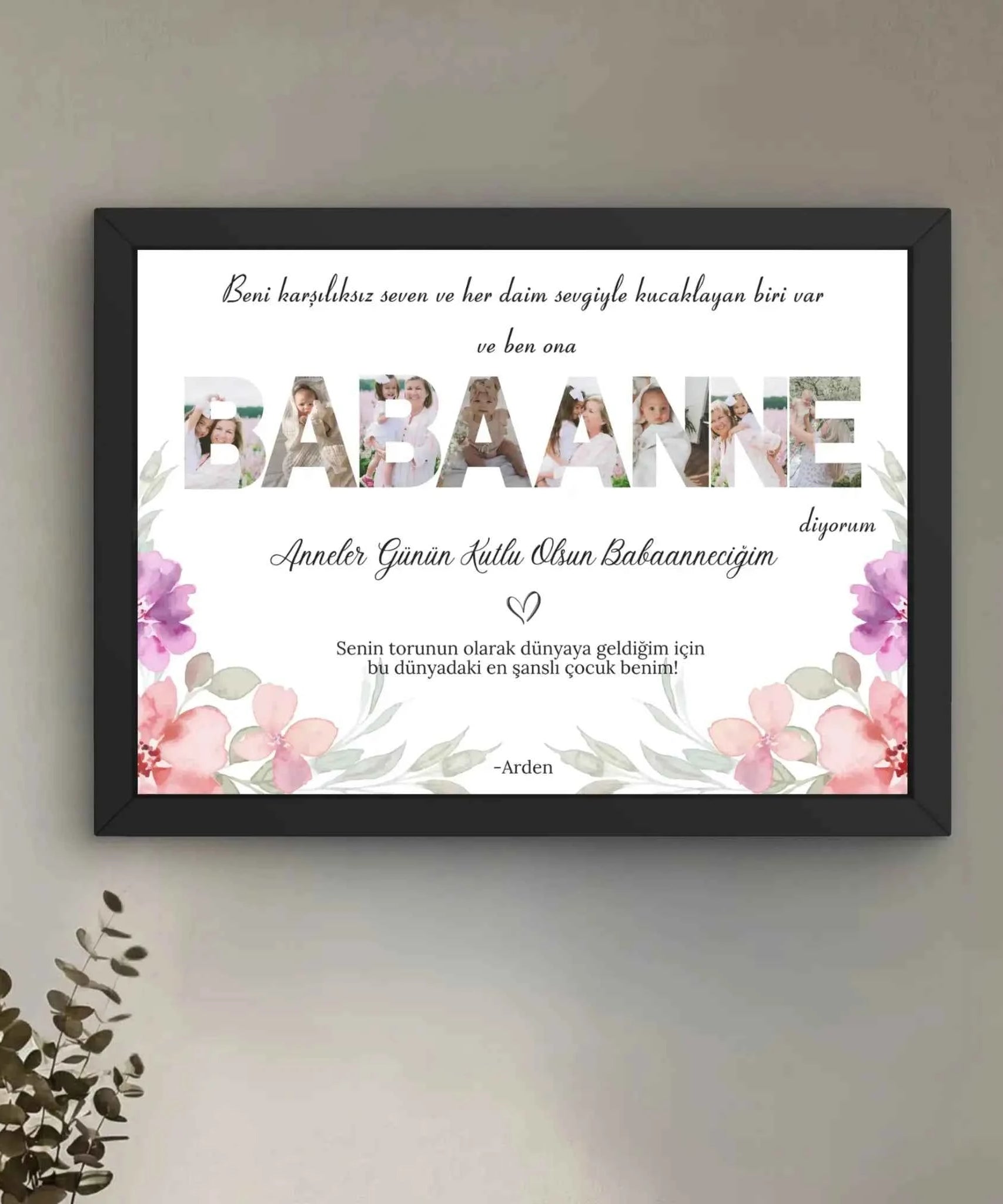Babaanne Kolaj Tablo