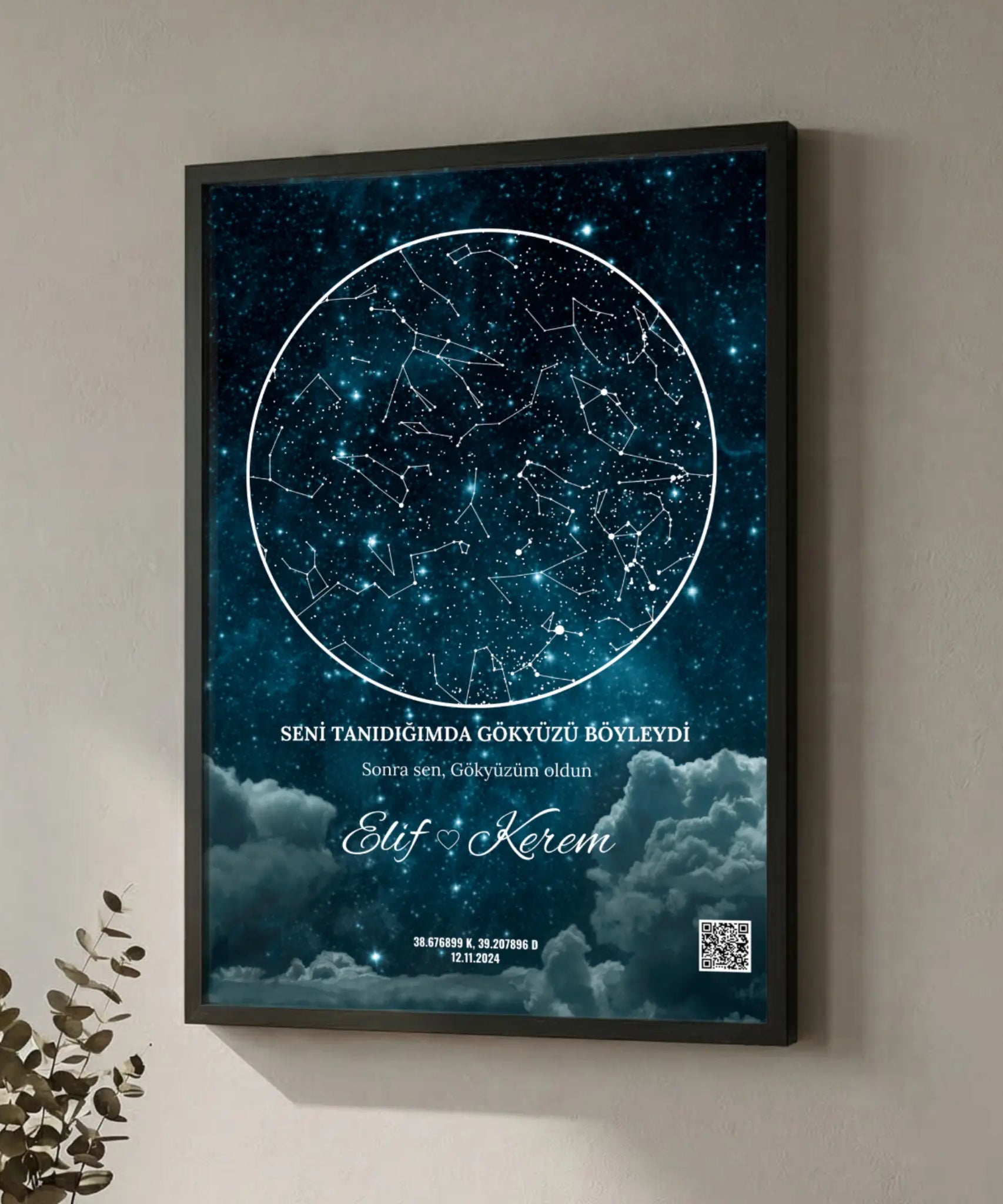 Clouds Yıldız Haritası Happy Endings Gift Shop