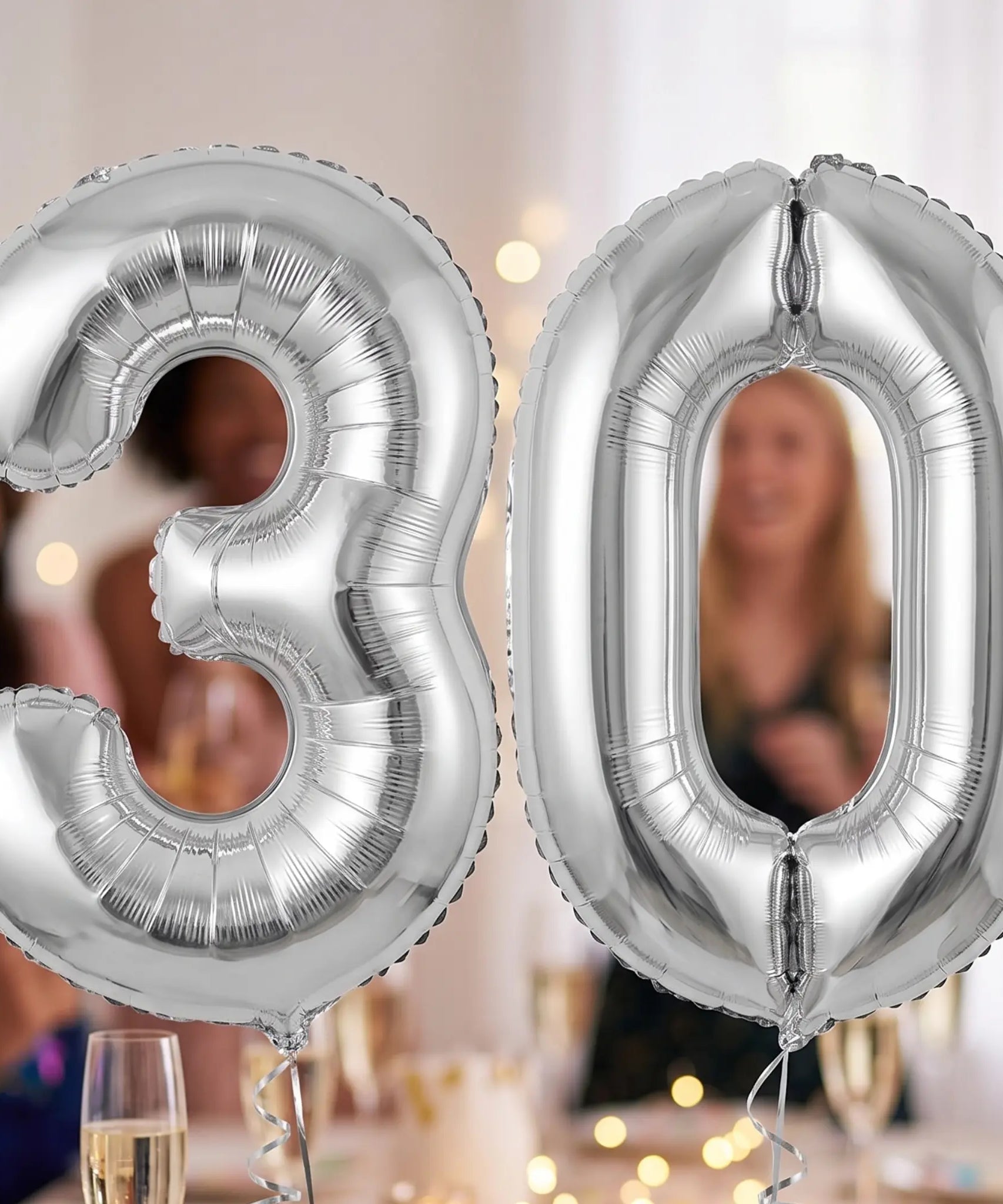 1 Metre Metalik Renk Folyo Balon | Dev Boy Parti Balonu