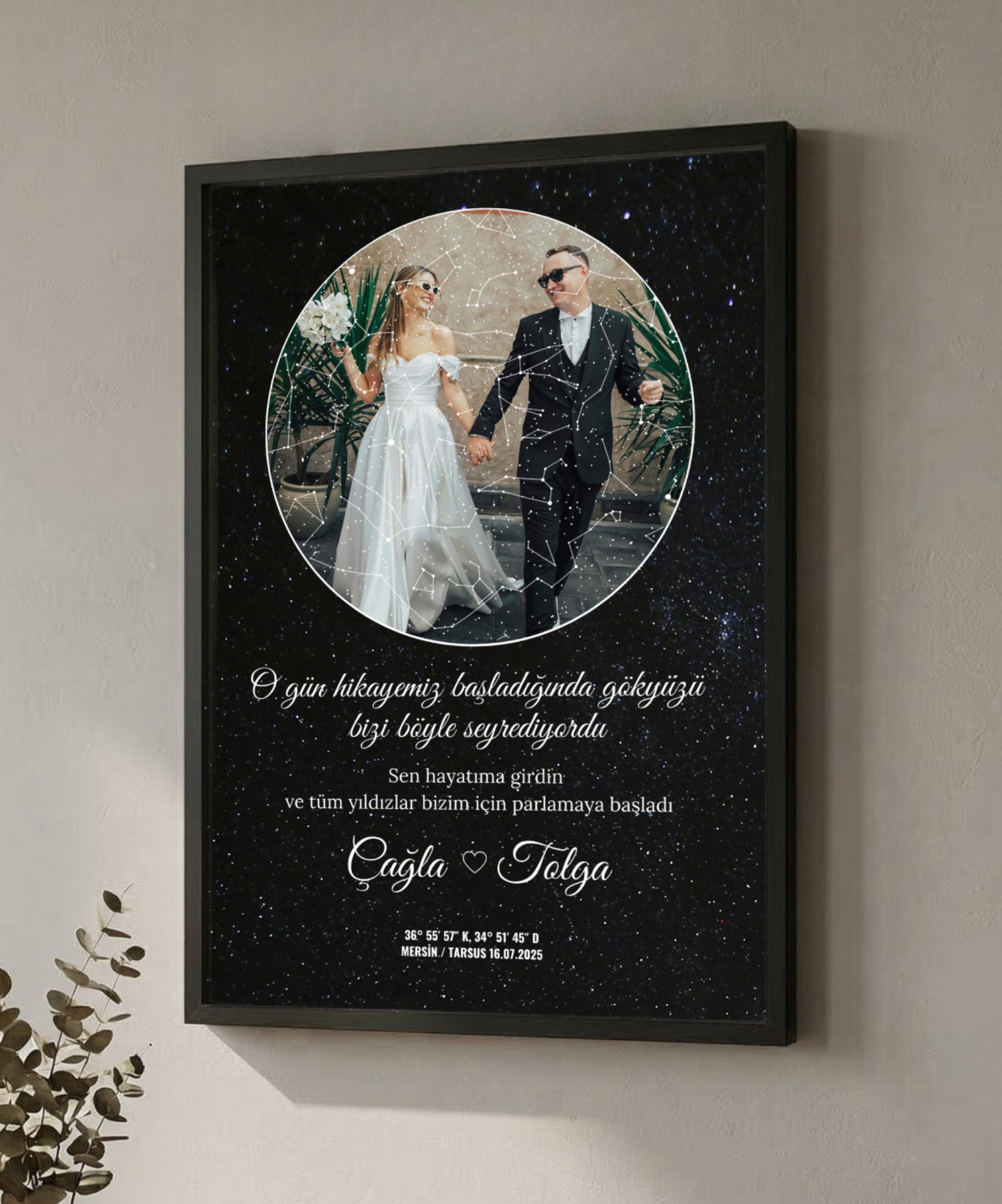 Fotoğraflı yıldız haritası