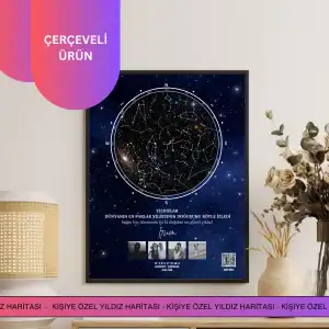 4 fotoğraflı yıldız haritası